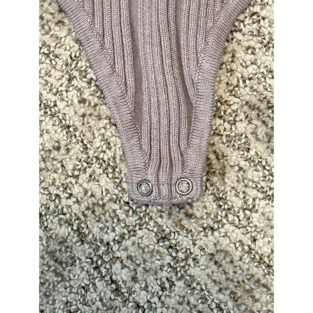 Abercrombie & Fitch‎ Sweater Bodysuit Purple/Grey May be a little more purple XS - Picture 2 of 6